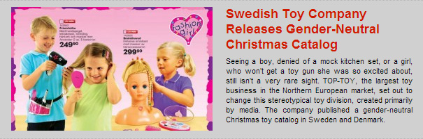 Swedish Toy Company Releases Gender-Neutral Christmas Catalog 