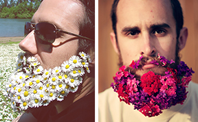 Latest Trend: Men With Flowers In Their Beards