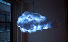 This Interactive Cloud Lamp Will Bring A Thunderstorm Into Your Living Room