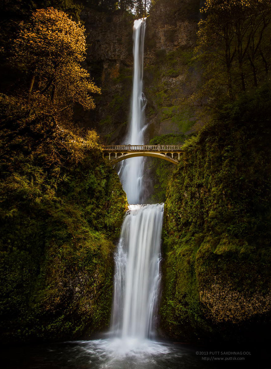 Multnomah Falls, Oregon, Usa