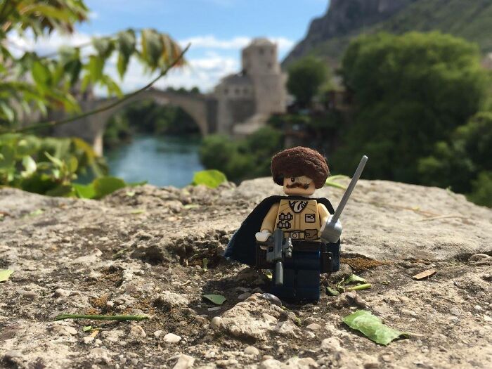 Whenever I Travel, I Bring Along A Lego Figure Of My Creation And Take A Picture Of It (30 Pics)