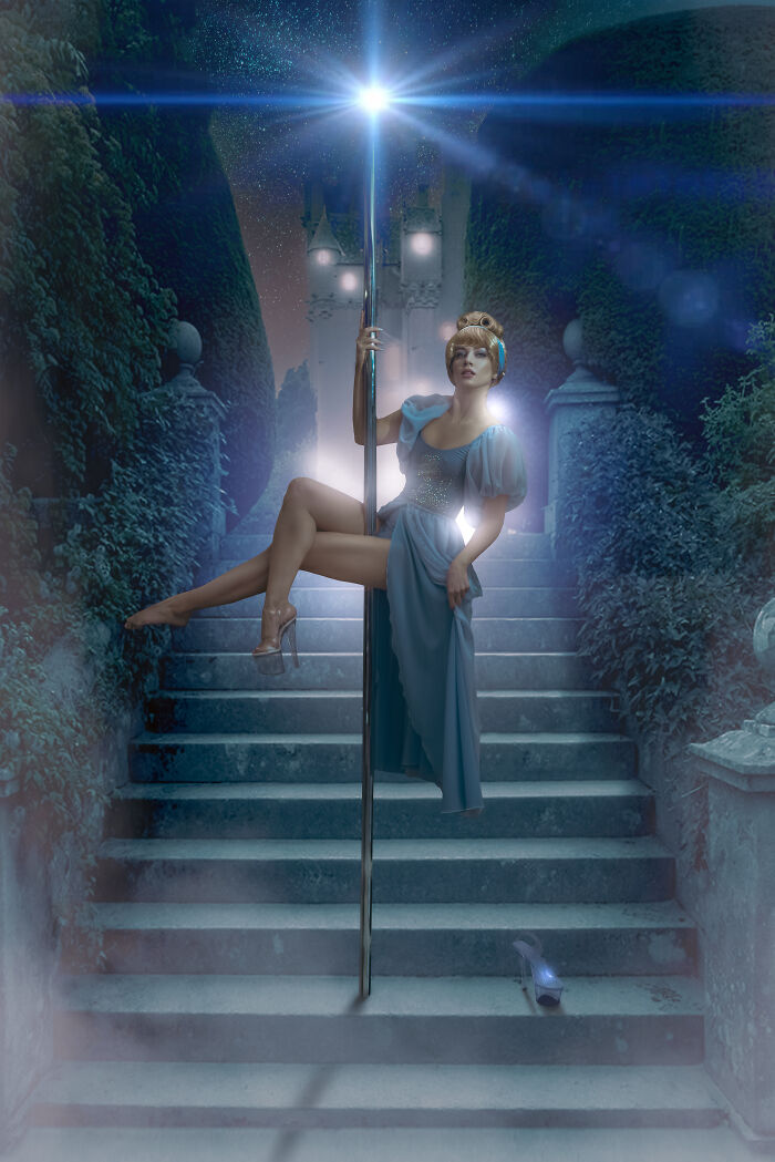 I Reimagined Disney Princesses As Fierce Pole Dancers (5 Pics)