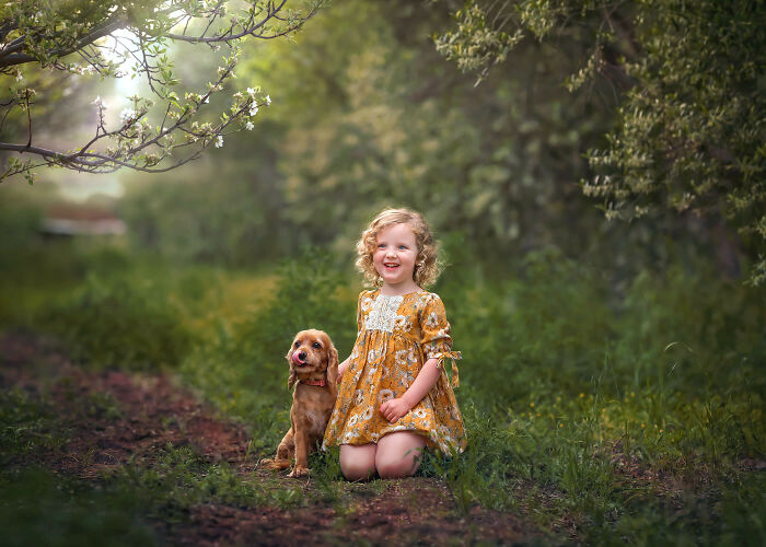 I Took Magical Pictures Of Kids And Their Pets (7 Pics)