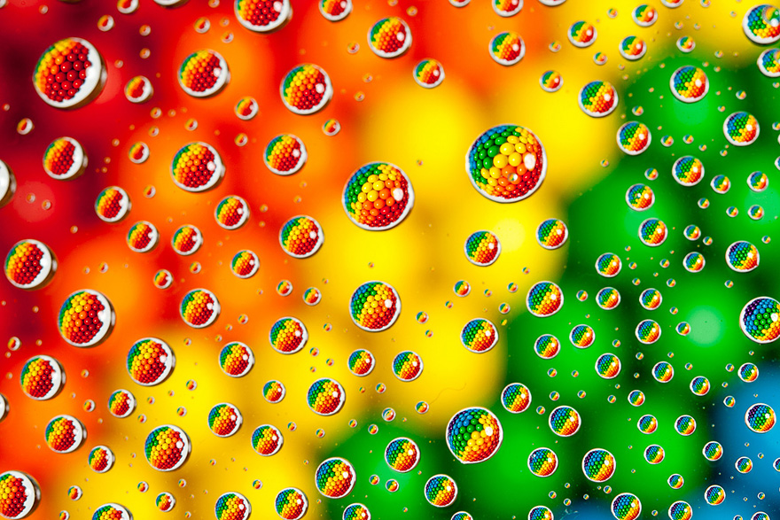 M&M’s In Water Drops