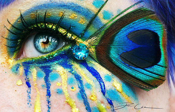 Incredibly Colorful Eye Makeup Art by Svenja Schmitt