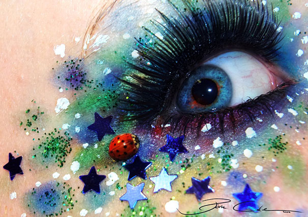 Incredibly Colorful Eye Makeup Art by Svenja Schmitt