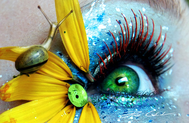 Incredibly Colorful Eye Makeup Art by Svenja Schmitt Incredibly Colorful Eye Makeup Art by Svenja Schmitt
