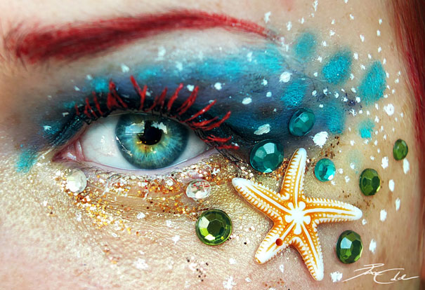 Incredibly Colorful Eye Makeup Art by Svenja Schmitt