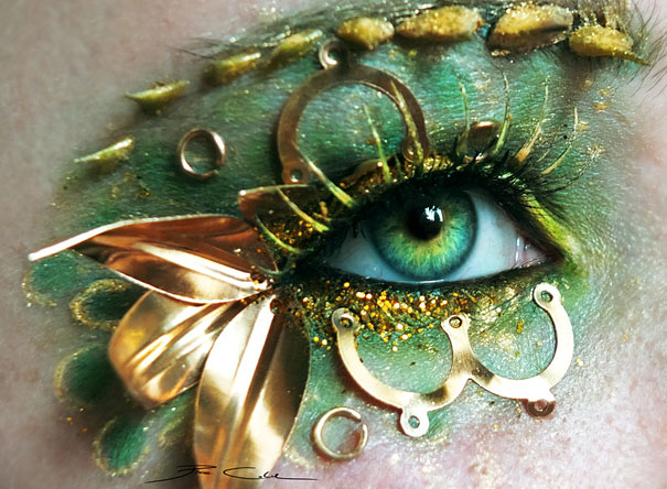 Incredibly Colorful Eye Makeup Art by Svenja Schmitt Incredibly Colorful Eye Makeup Art by Svenja Schmitt