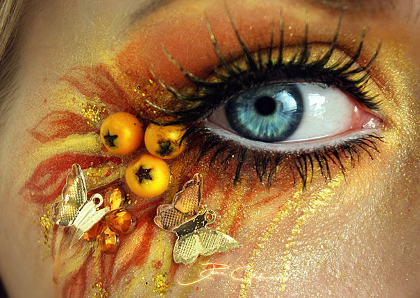 Incredibly Colorful Eye Makeup Art by Svenja Schmitt Incredibly Colorful Eye Makeup Art by Svenja Schmitt