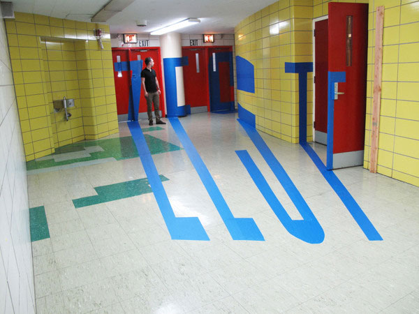 Teaching Character: Anamorphic Typography by Stephen Doyle