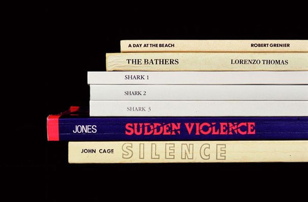 Poetry Created From The Titles of Stacked Books
