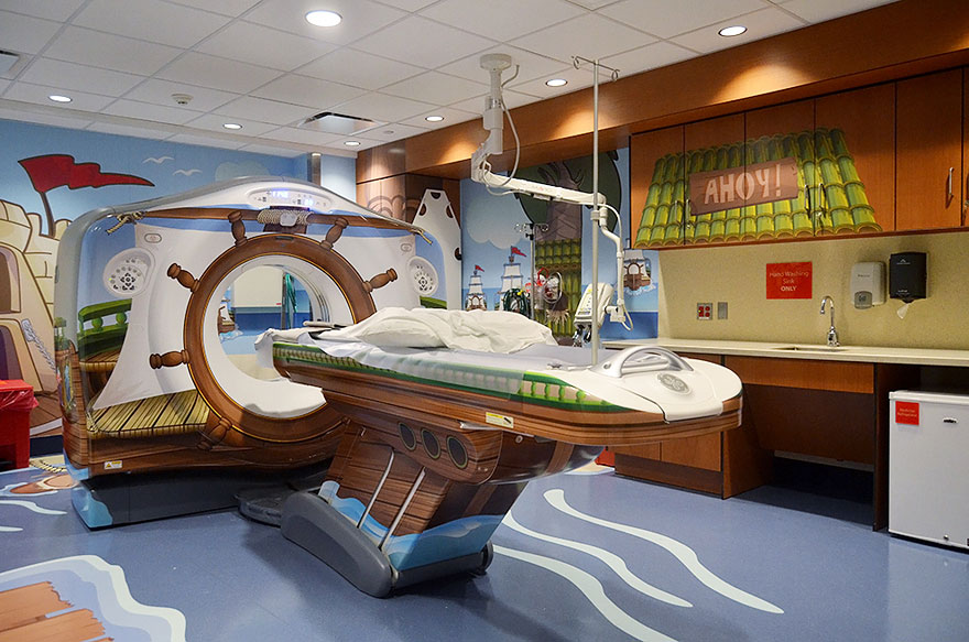New York Children Hospital Installs A Pirate-themed CT Scanner New York Children Hospital Installs A Pirate-themed CT Scanner