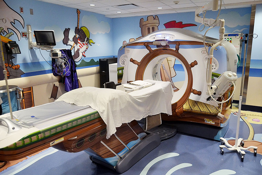 New York Children Hospital Installs A Pirate-themed CT Scanner New York Children Hospital Installs A Pirate-themed CT Scanner