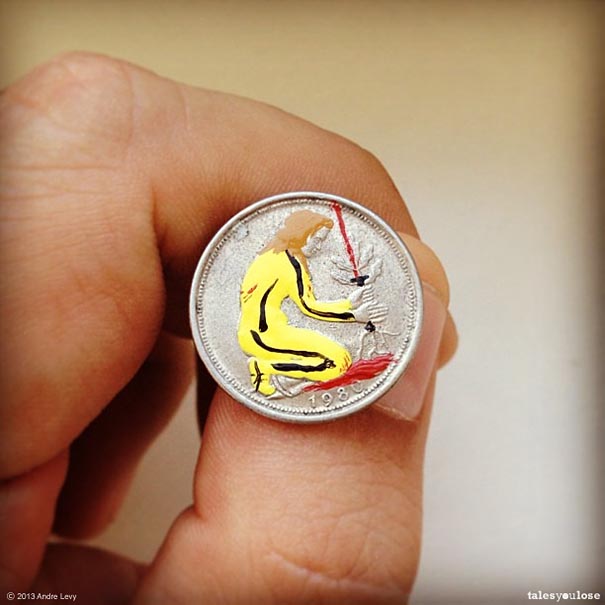 Brazilian Artist Transforms Coins Into Tiny Pop-Culture Portraits (22 pics) Brazilian Artist Transforms Coins Into Tiny Pop-Culture Portraits (22 pics)