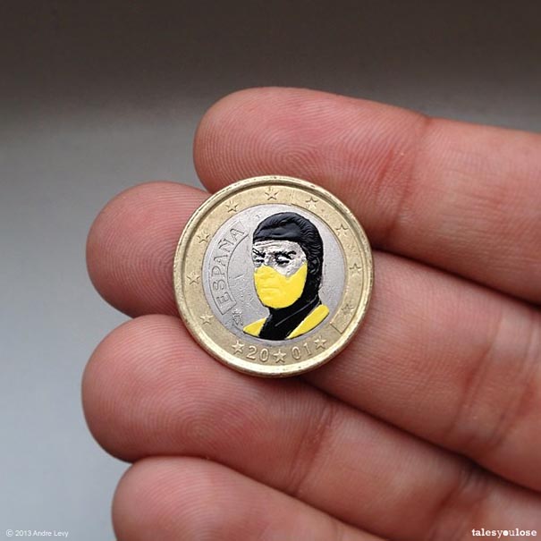 Brazilian Artist Transforms Coins Into Tiny Pop-Culture Portraits (22 pics) Brazilian Artist Transforms Coins Into Tiny Pop-Culture Portraits (22 pics)