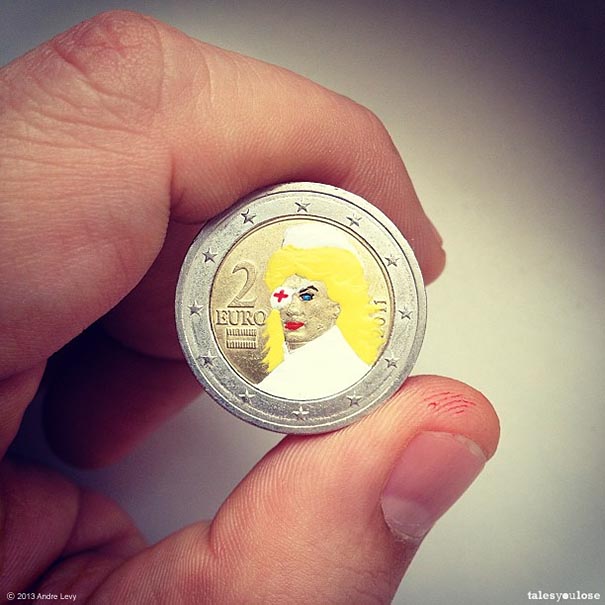 Brazilian Artist Transforms Coins Into Tiny Pop-Culture Portraits (22 pics) Brazilian Artist Transforms Coins Into Tiny Pop-Culture Portraits (22 pics)