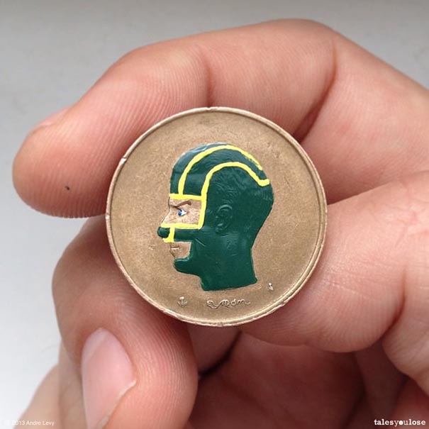 Brazilian Artist Transforms Coins Into Tiny Pop-Culture Portraits (22 pics) Brazilian Artist Transforms Coins Into Tiny Pop-Culture Portraits (22 pics)