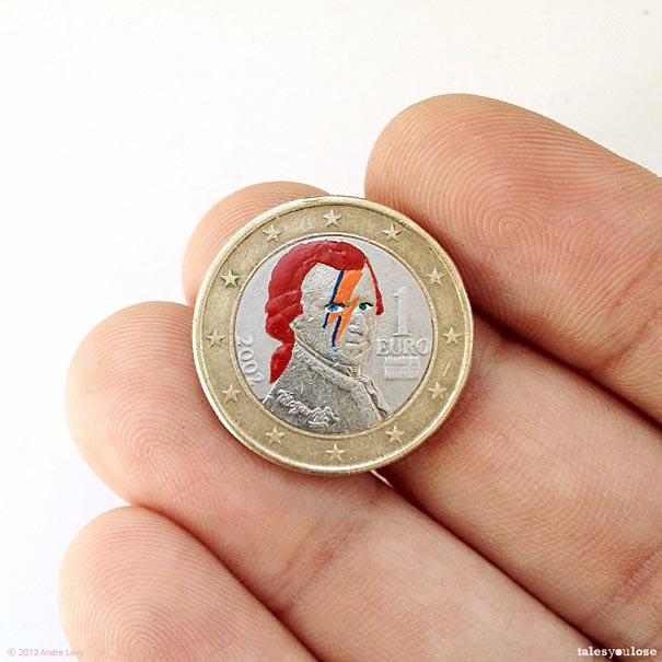 Brazilian Artist Transforms Coins Into Tiny Pop-Culture Portraits (22 pics) Brazilian Artist Transforms Coins Into Tiny Pop-Culture Portraits (22 pics)