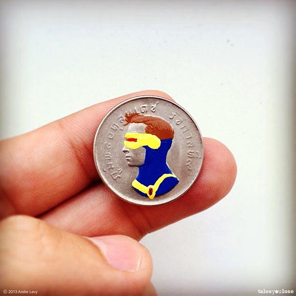Brazilian Artist Transforms Coins Into Tiny Pop-Culture Portraits (22 pics) Brazilian Artist Transforms Coins Into Tiny Pop-Culture Portraits (22 pics)