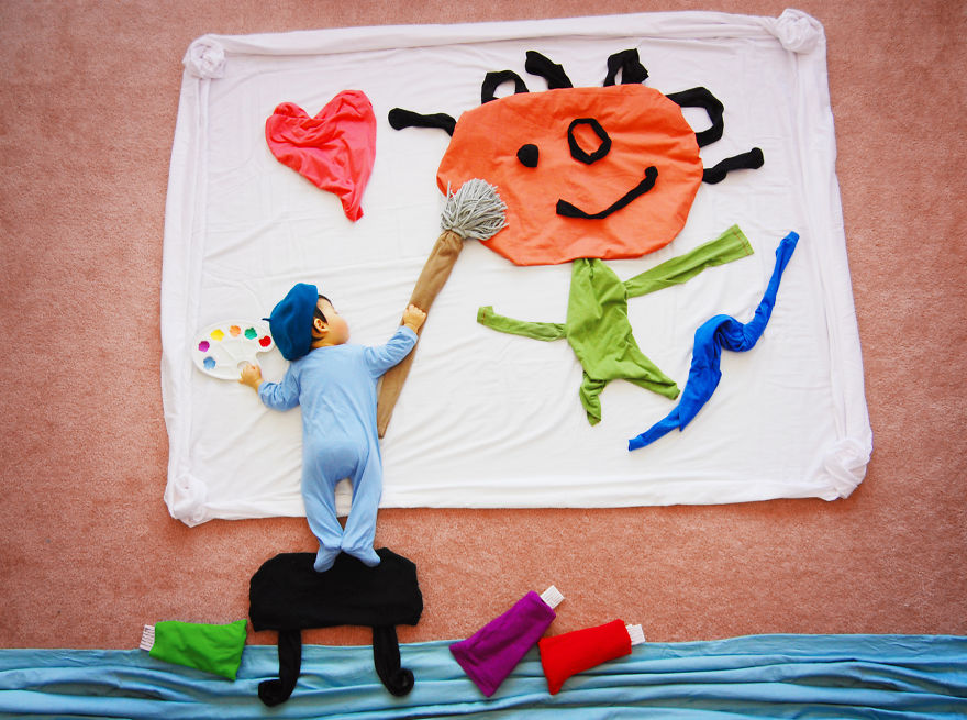 Creative Mom Turns Her Baby's Naptime Into Dream Adventures (Updated)