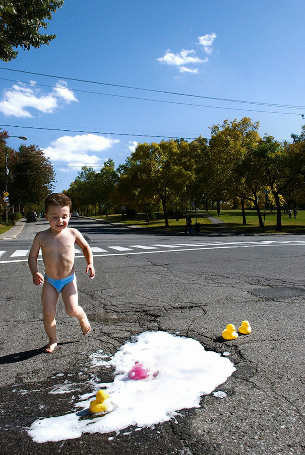 Artists Turn Annoying Potholes Into Creative Scenes (18 pics)