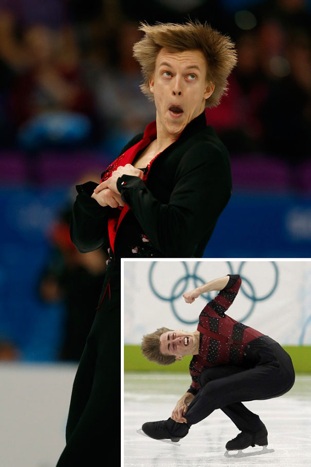 The Faces Of Olympic Figure Skaters (18 Pics)