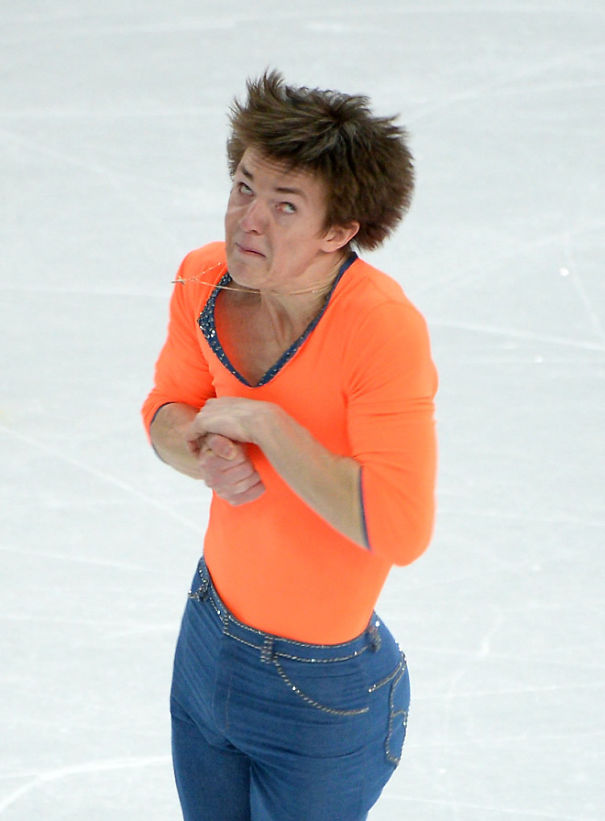 The Faces Of Olympic Figure Skaters (18 Pics)