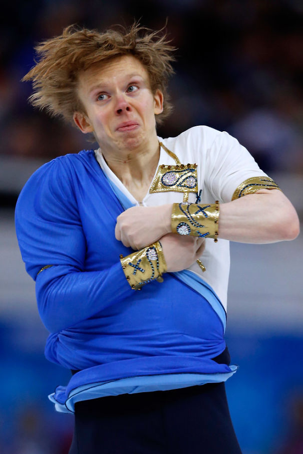 The Faces Of Olympic Figure Skaters (18 Pics)