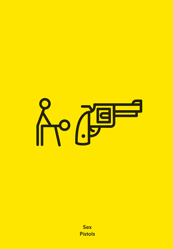 Guess The Names Of Famous Rock Bands In Their Minimalistic Literal Icons