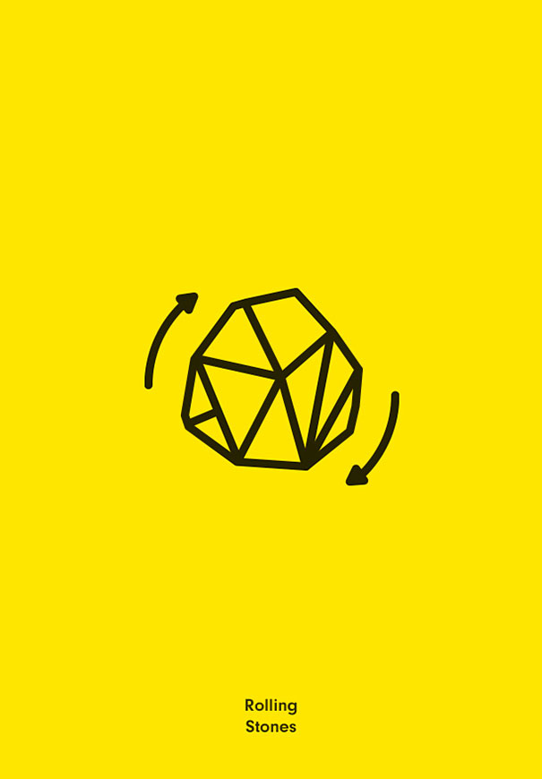 Guess The Names Of Famous Rock Bands In Their Minimalistic Literal Icons