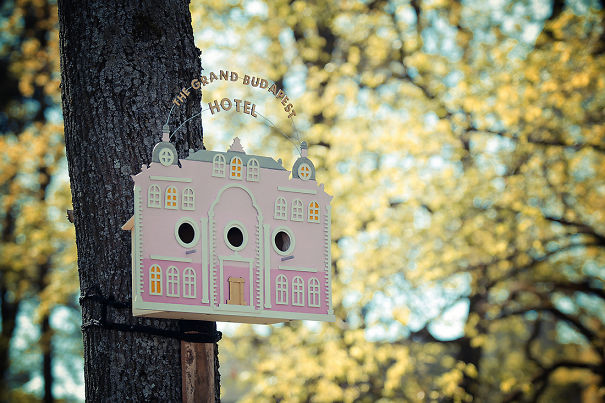 Tiny Grand Budapest Hotel For Birds By Clinic 212