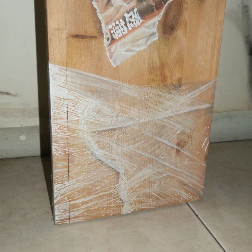 Photorealistic Pastel Drawings On Boards Of Wood Photorealistic Pastel Drawings On Boards Of Wood