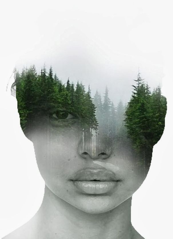 Images Of Nature Merged Into Otherworldy Portraits By Antonio Mora