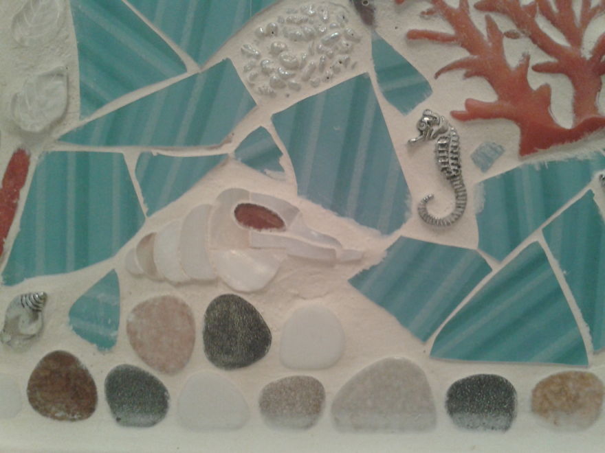 I Made A Mosaic In Bathroom - Bath In The Sea