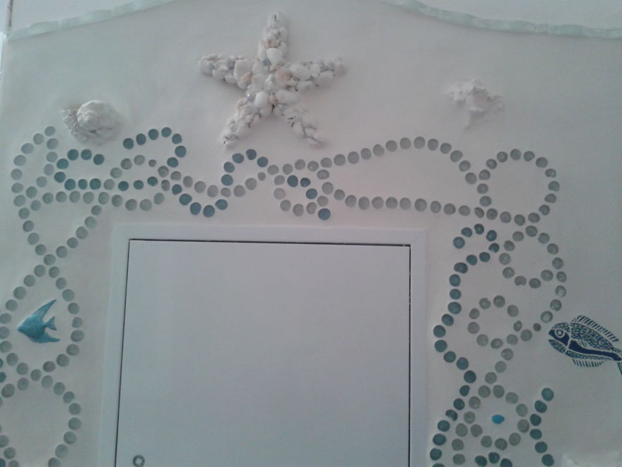 I Made A Mosaic In Bathroom - Bath In The Sea