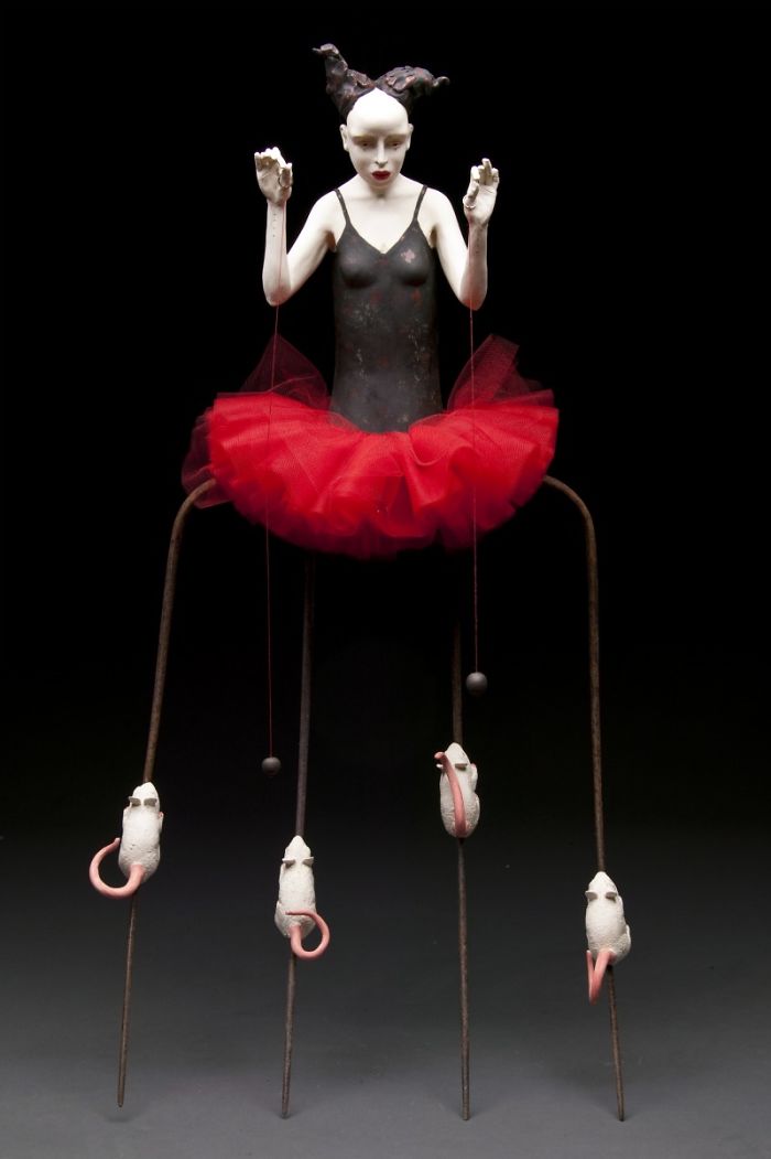 Macabre Ceramic Sculptures By Kirsten Stingle