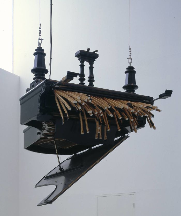 Piano Upside Down - Tate Modern London