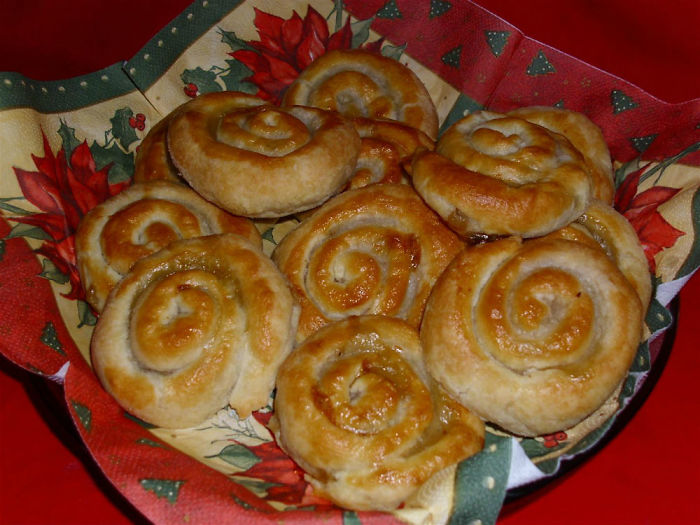 Bosnian Pie With Chopped Meat Called "burek".