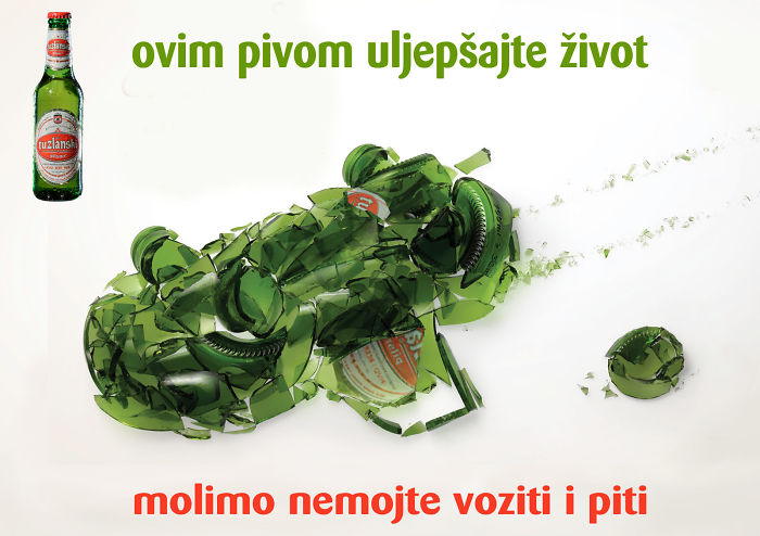 Don't Drink An Drive - Tuzlanski Pilsner Beer