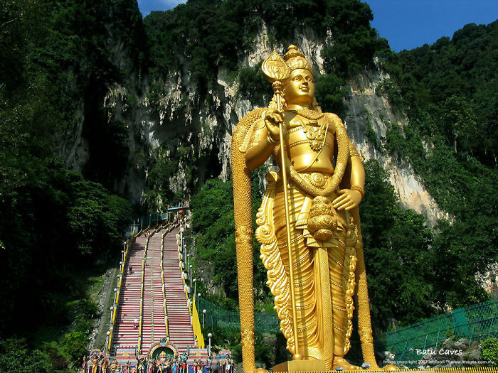 Murugan, Batu Caves, Kuala Lumur, Malaysia.