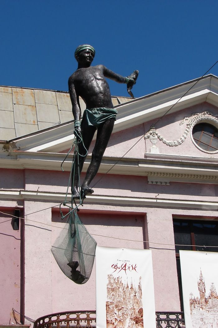 A Boy With Fish, Sopot, Poland
