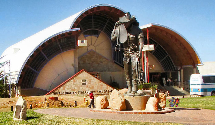 Australian Stockman.. Stockmans Hall Of Fame Longreach Qld Australia
