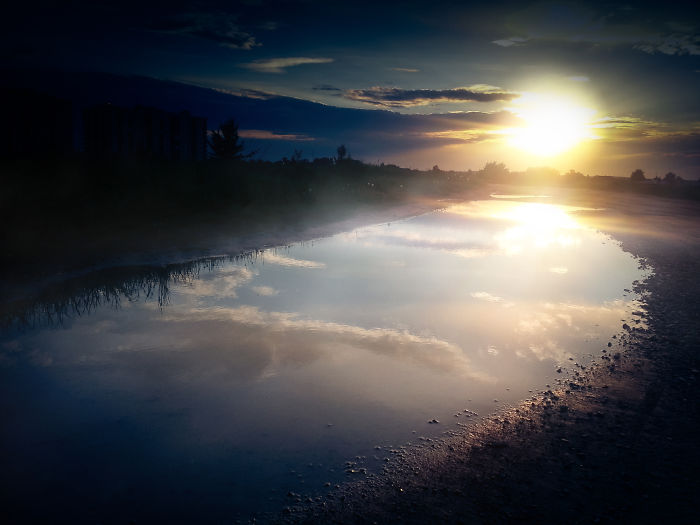A Puddle Near My House (Samsung Note 2)