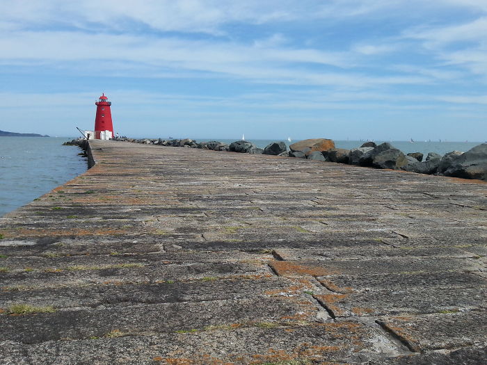 Poolbeg Lighthouse @ Dublin Bay