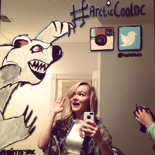 I Drew These On My Bathroom Mirror