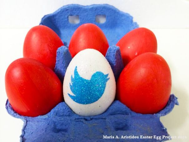 When I Dye Easter Eggs. Easter Egg 'thank You' Project By Maria A. Aristidou