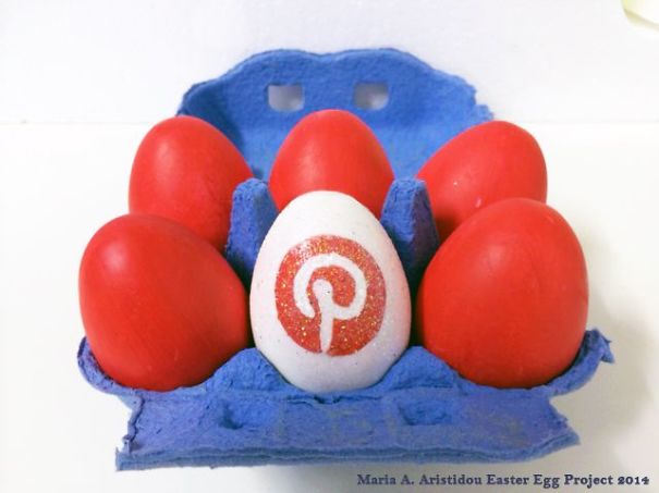 When I Dye Easter Eggs. Easter Egg 'thank You' Project By Maria A. Aristidou