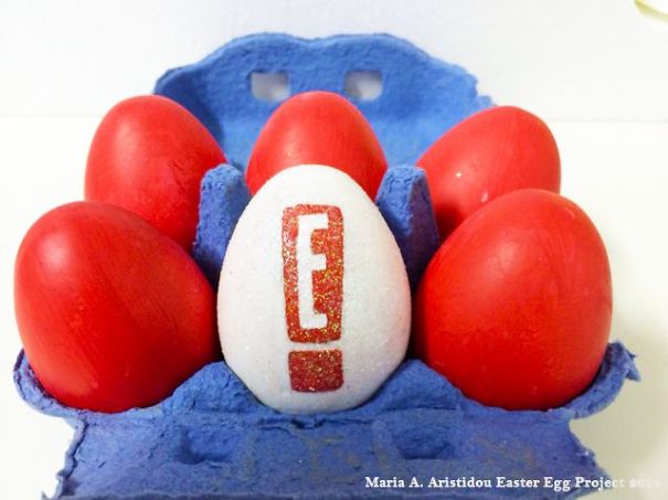 When I Dye Easter Eggs. Easter Egg 'thank You' Project By Maria A. Aristidou When I Dye Easter Eggs. Easter Egg 'thank You' Project By Maria A. Aristidou