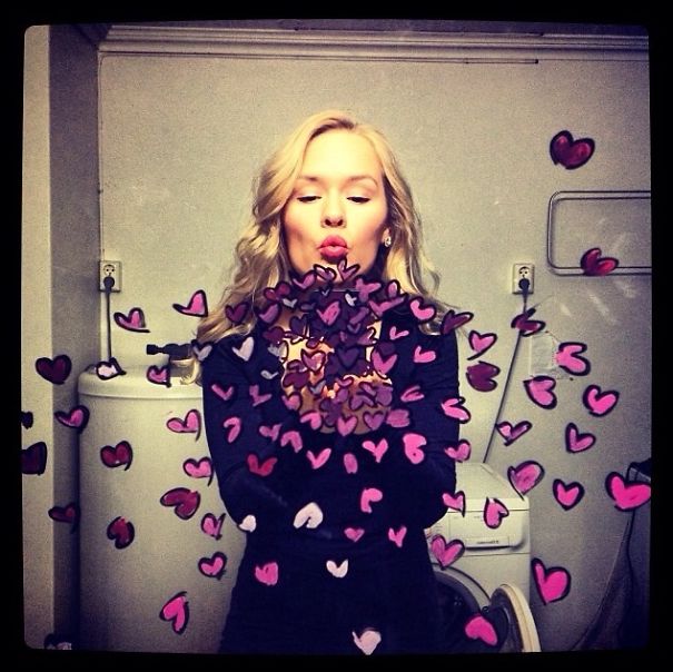 I Drew These On My Bathroom Mirror